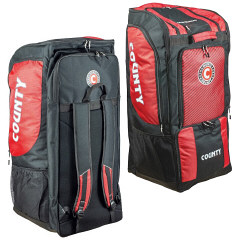 Hunts County Maximo Duffle Cricket Bag 2023/24 - Black/Red