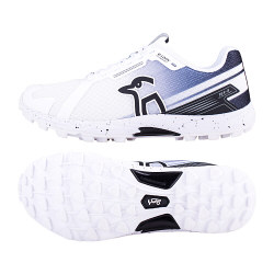 Kookaburra KC 2.0 White/Black Rubber Cricket Shoes 2024 SNR