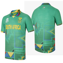South Africa 2021 Castore T20 World Cup Cricket Shirt SNR
