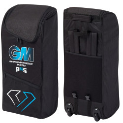 Gunn & Moore Diamond Wheelie Duffle Cricket Bag Black/Blue 2024