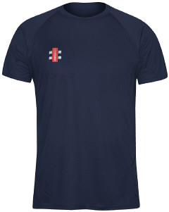 Gray Nicolls Matrix T-Shirt Navy Blue - Snr