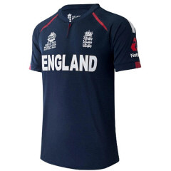 England New Balance 2020 T20 World Cup Cricket Shirt - Snr