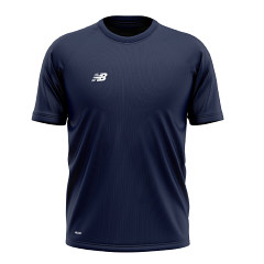 New Balance Cricket Training Shirt Navy Jnr